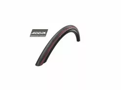 Schwalbe One Race Guard – Lite Foldedæk – 700x25c (25-622) Sort/Rød