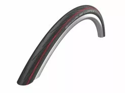 Schwalbe Lugano II – K-Guard Foldedæk – 700x25c (25-622) Sort/Rød