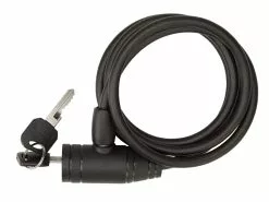 Bike Attitude – Spirallås – 8x1500mm – Med Nøgle – Sort