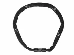 Bike Attitude – Kædelås – 3,5x900mm – Med Kode – Sort