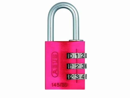 Hængelås Abus 145/30 Rød Med Trecifret Kode 2 Hængelås Abus 145/30 Rød Med Trecifret Kode -Billig Citybikes butik 46615 default