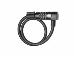 Axa Basta AXA Resolute C12-65 – Spirallås Med Kode – 65 Cm – Sort