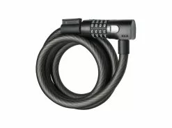 Axa Basta AXA Resolute C15-180 – Spirallås Med Kode – 180 Cm – Sort