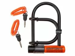 Kryptonite Bøjlelås Messenger Mini Med Ekstra Bøjle For Dobbelt Sikring