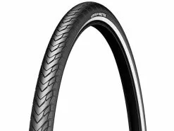Michelin Protek – City Tråddæk – 700x38c (40-622) – Sort Med Refleks