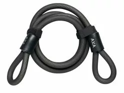 Axa Basta AXA Double Loop 120/10 – Dobbelt Loop-kabel – 120 Cm – Sort