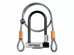 Kryptonite Bøjlelås Med Wire – Kryptolok Mini 7 – U-Lock Med Flex