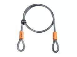 Kryptonite Looped – Kryptoflex 410 -Wire Med Løkker 10mmx120cm – Til Kombination Med Låse