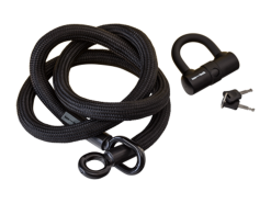 Texlock Eyelet U-LOCK – Cykellås – Tekstillås – Sort – Str. L 160 Cm