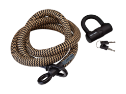 Texlock Eyelet U-LOCK – Cykellås – Tekstillås – Guld – Str. L 160 Cm