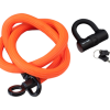 Texlock Eyelet U-LOCK – Cykellås – Tekstillås – Orange – Str. L 160 Cm