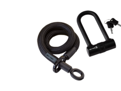 Texlock Eyelet X-LOCK – Cykellås – Tekstillås – Sort – Str. S 80 Cm