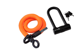Texlock Eyelet X-LOCK – Cykellås – Tekstillås – Orange – Str. S 80 Cm