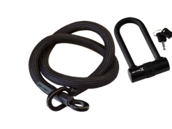 Texlock Eyelet X-LOCK – Cykellås – Tekstillås – Sort – Str. M 120 Cm