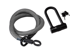 Texlock Eyelet X-LOCK – Cykellås – Tekstillås – Grå – Str. M 120 Cm