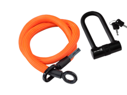 Texlock Eyelet X-LOCK – Cykellås – Tekstillås – Orange – Str. M 120 Cm