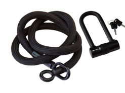 Texlock Eyelet X-LOCK – Cykellås – Tekstillås – Sort – Str. L 160 Cm