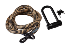 Texlock Eyelet X-LOCK – Cykellås – Tekstillås – Guld – Str. L 160 Cm