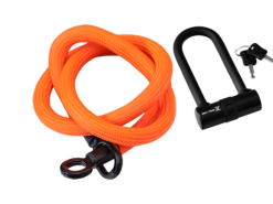 Texlock Eyelet X-LOCK – Cykellås – Tekstillås – Orange – Str. L 160 Cm