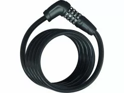Abus Numero 5510C/180 – Spirallås – 180 Cm – Sort